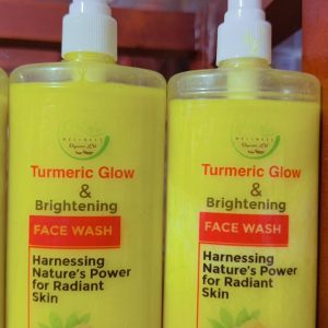 Turmeric brightening facial wash